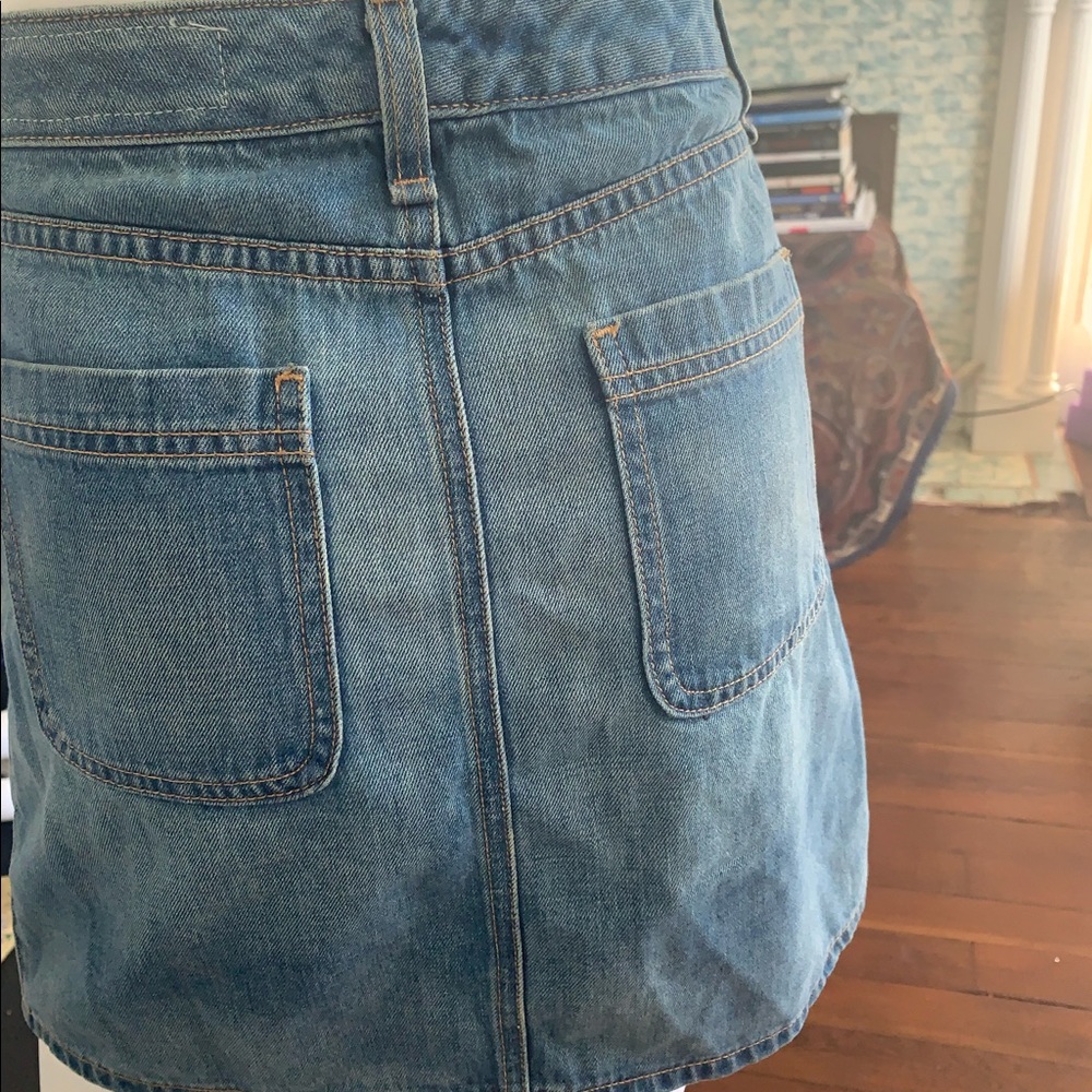 rag and bone rosie denim miniskirt - Picture 5 of 7